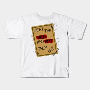 Eat the Rich and Spit Them Out Kids T-Shirt